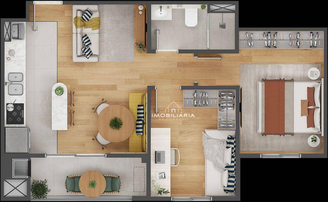 Apartamento, 2 quartos, 48 m² - Foto 5