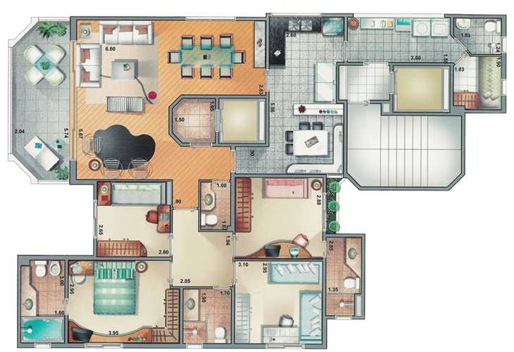 Apartamento à venda com 4 quartos, 142m² - Foto 6