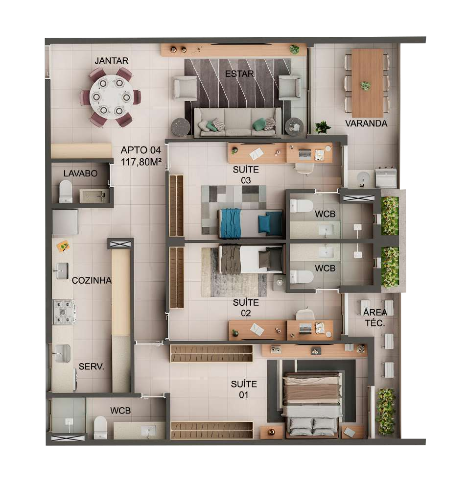 Apartamento à venda com 3 quartos, 7726m² - Foto 30