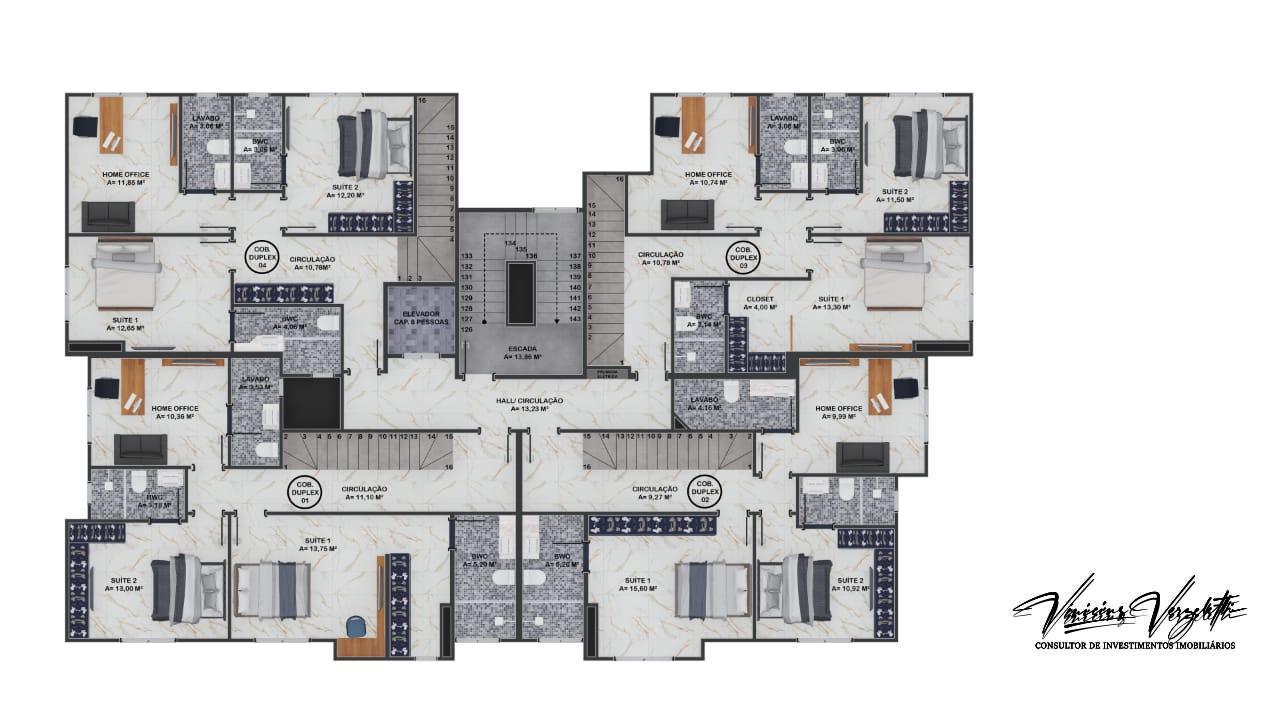 Apartamento à venda com 3 quartos, 79m² - Foto 19