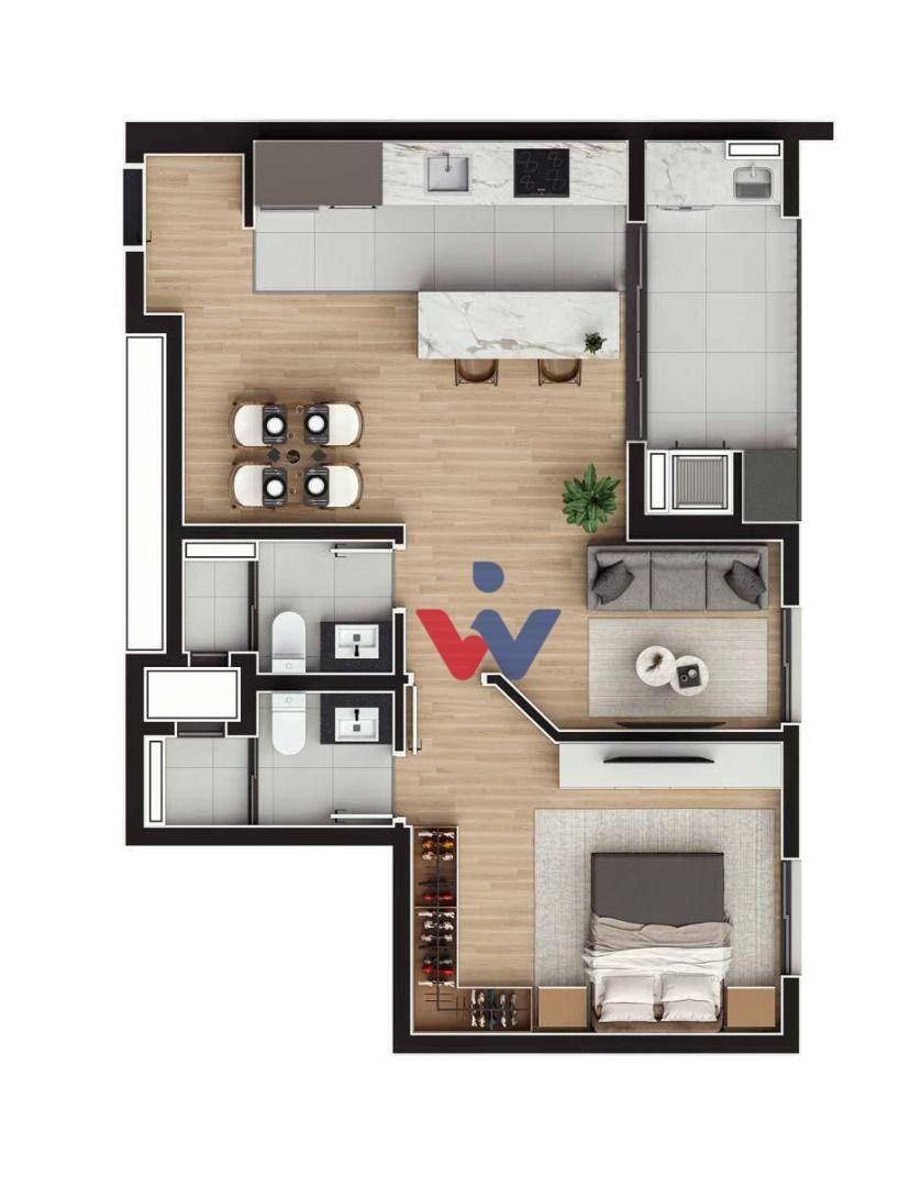 Apartamento à venda com 2 quartos, 62m² - Foto 26