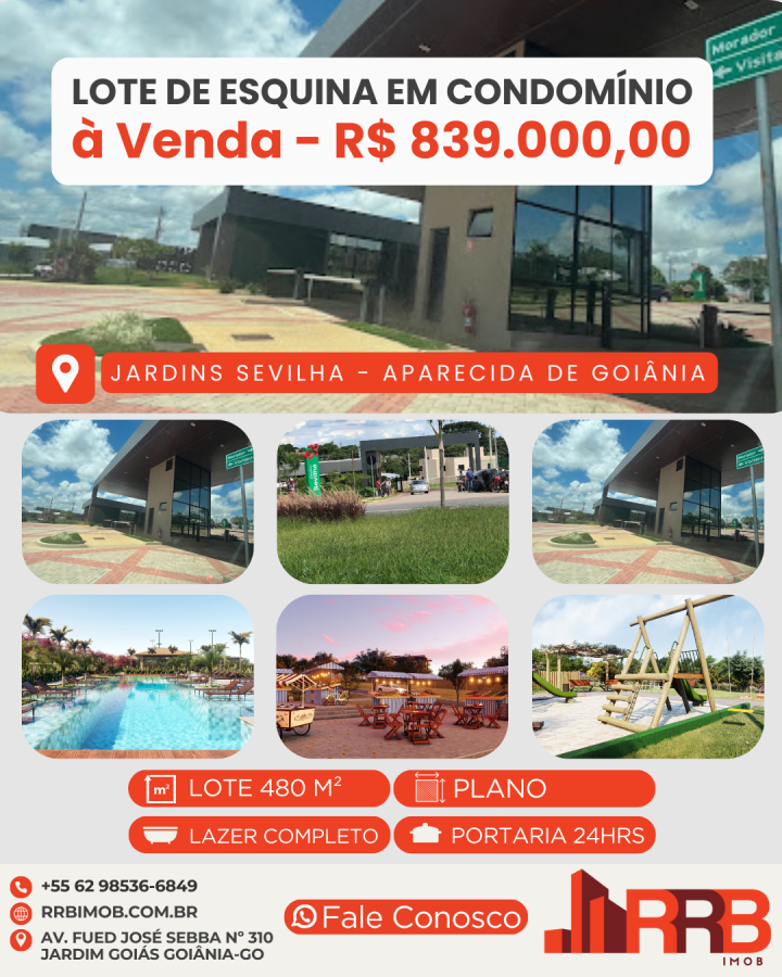 Terreno à venda, 480m² - Foto 1