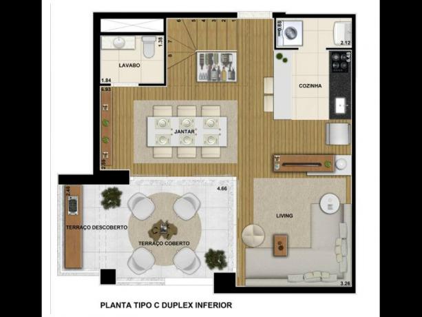 Apartamento à venda com 2 quartos, 114m² - Foto 6