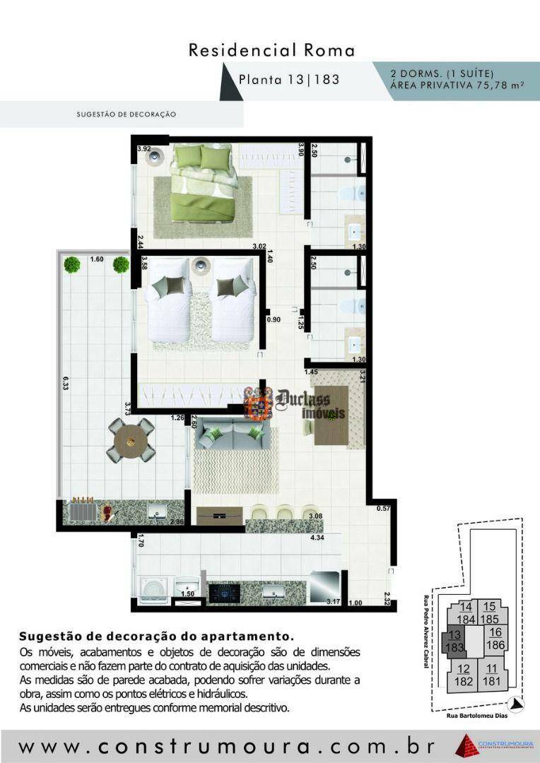 Apartamento à venda com 2 quartos, 75m² - Foto 18