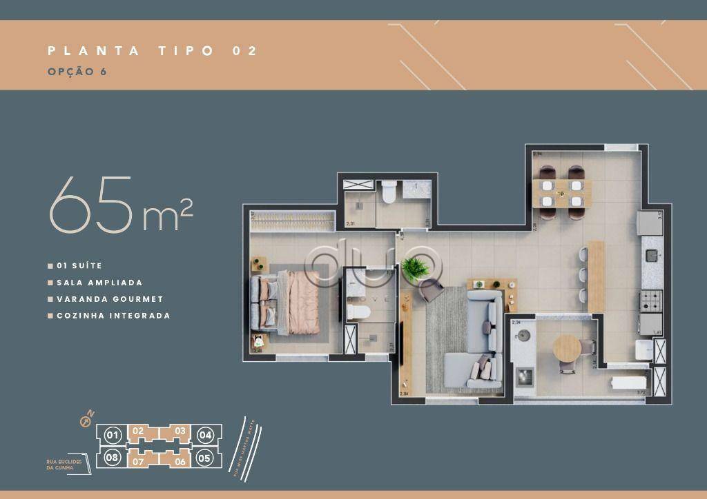 Apartamento à venda com 2 quartos, 65m² - Foto 7