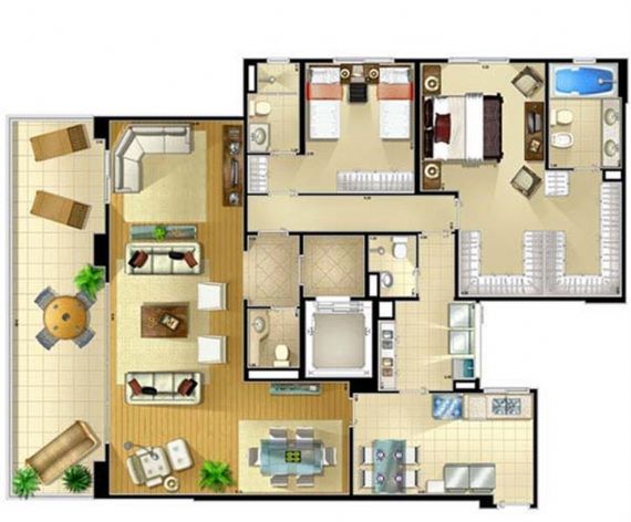 Apartamento à venda com 2 quartos, 155m² - Foto 9