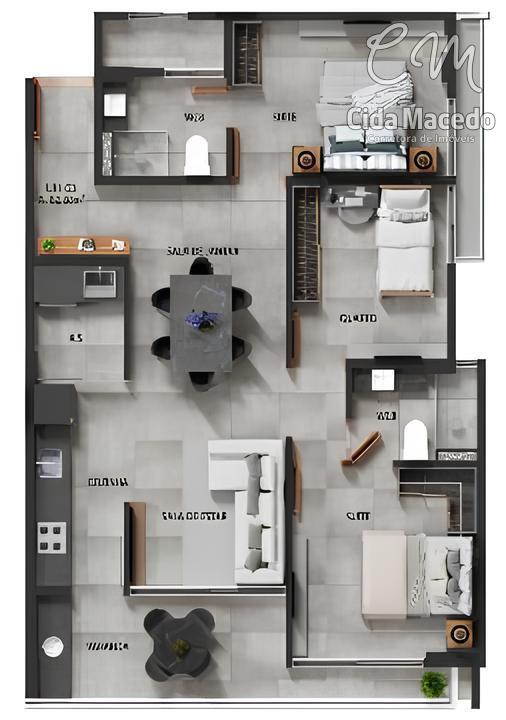 Apartamento à venda com 2 quartos, 60m² - Foto 23