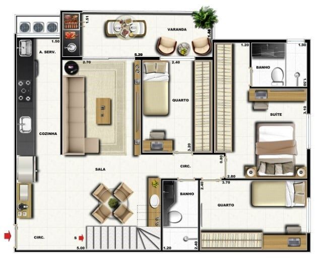 Apartamento à venda com 3 quartos, 82m² - Foto 38