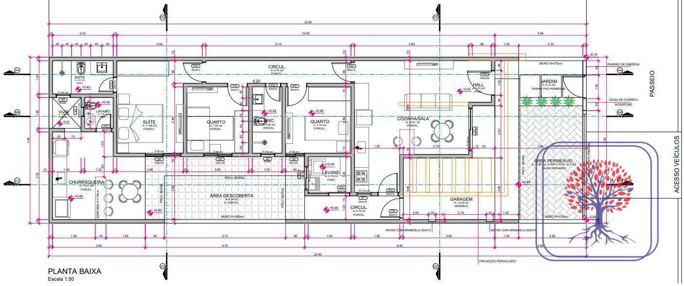 Casa à venda com 3 quartos, 110m² - Foto 14