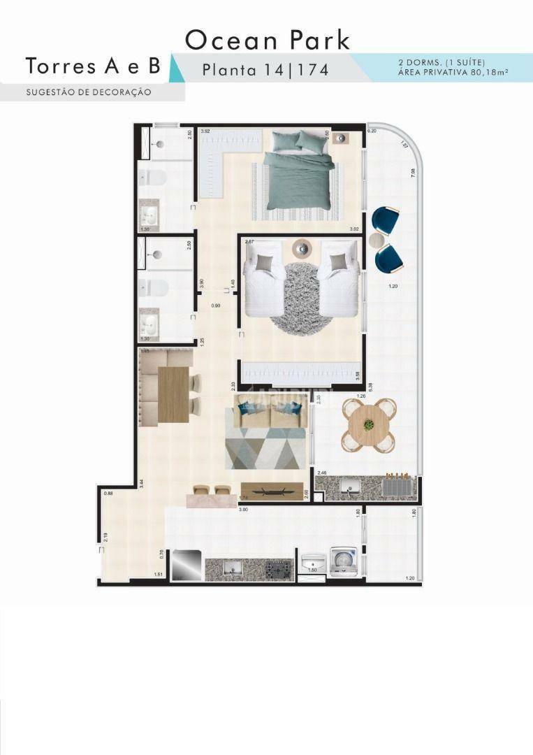 Apartamento à venda com 2 quartos, 80m² - Foto 23