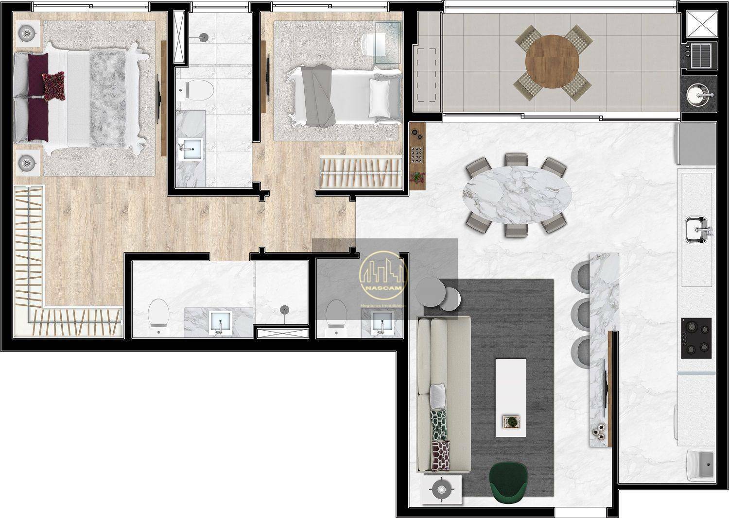 Apartamento à venda e aluguel com 2 quartos, 87m² - Foto 51