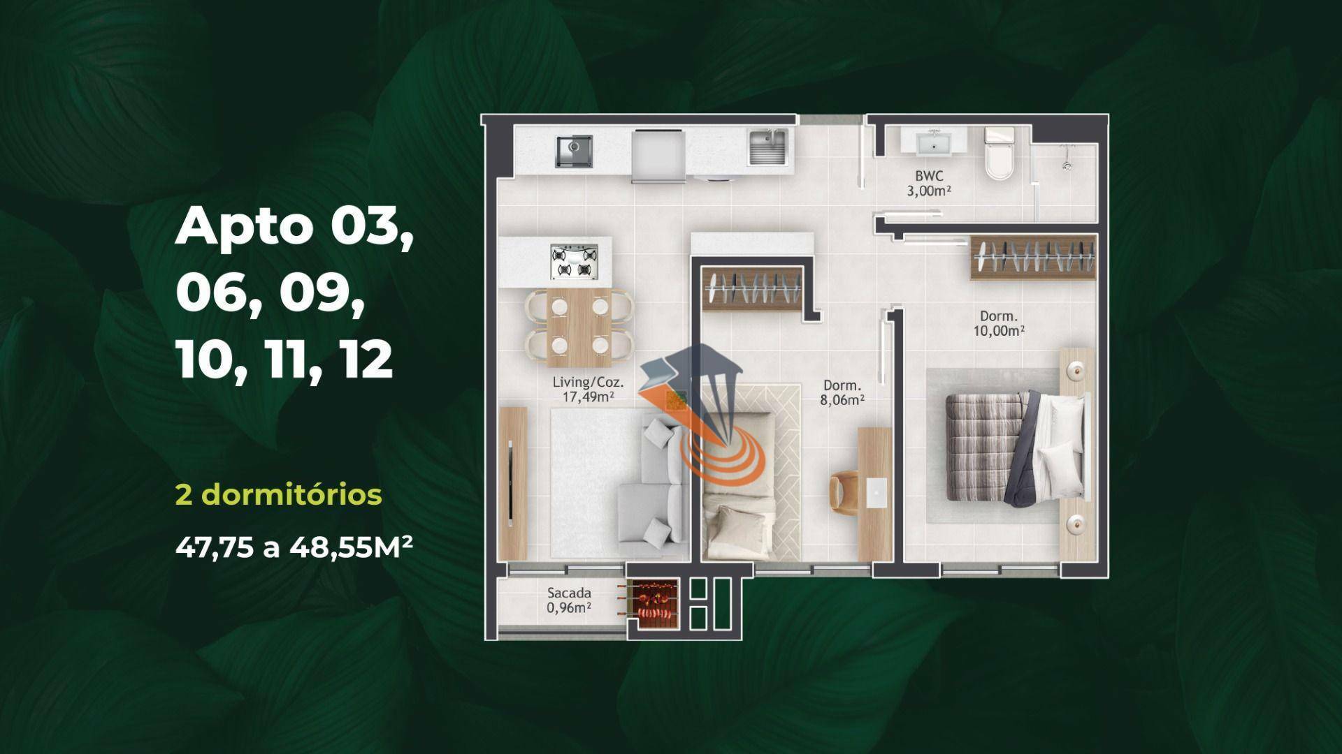 Apartamento à venda com 2 quartos, 53m² - Foto 22