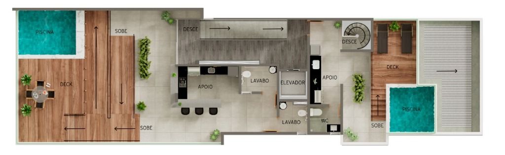 Apartamento à venda com 2 quartos, 53m² - Foto 7