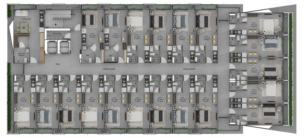 Apartamento à venda com 1 quarto, 3799m² - Foto 13