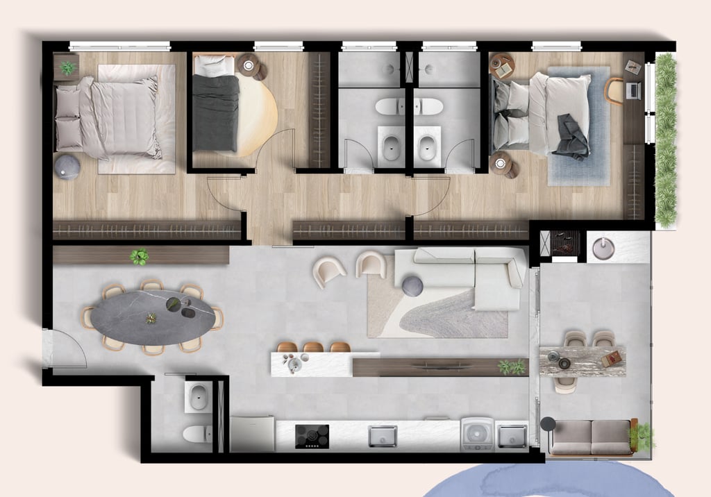 Apartamento à venda com 4 quartos, 142m² - Foto 14