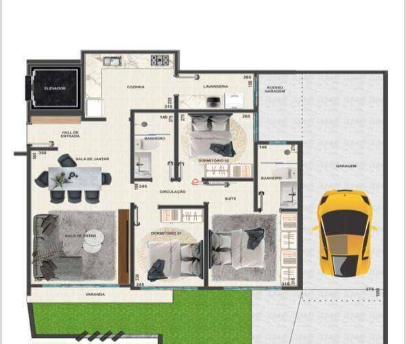 Apartamento à venda com 3 quartos, 153m² - Foto 13