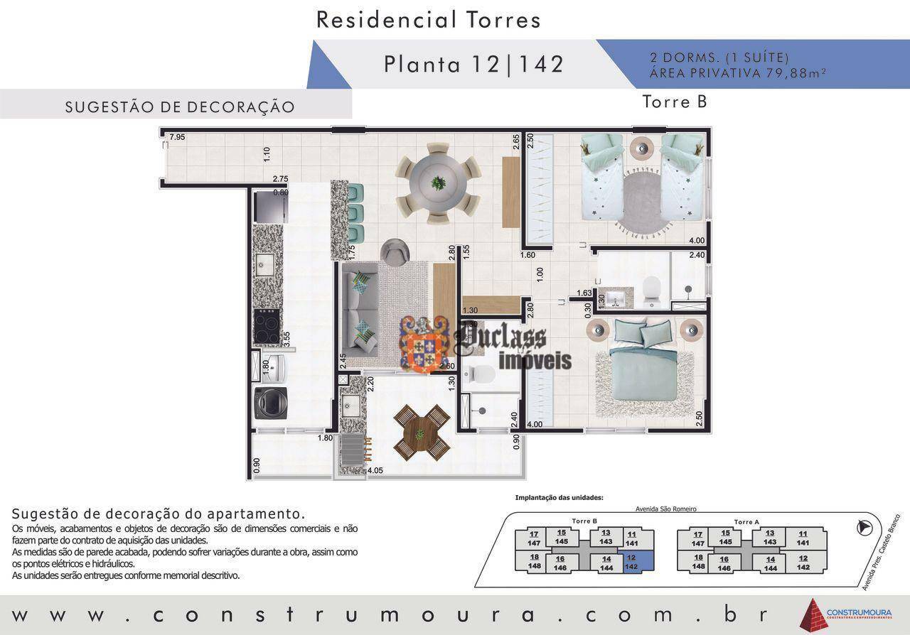 Apartamento à venda com 2 quartos, 79m² - Foto 26