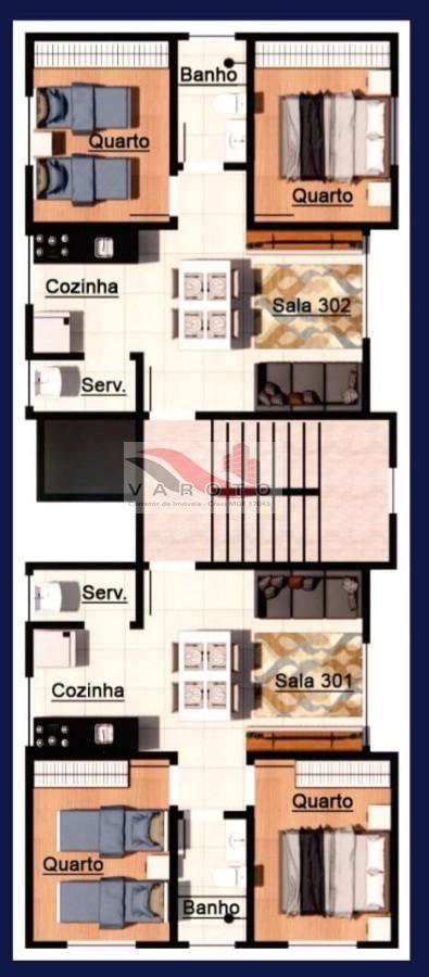 Apartamento à venda com 2 quartos, 67m² - Foto 5