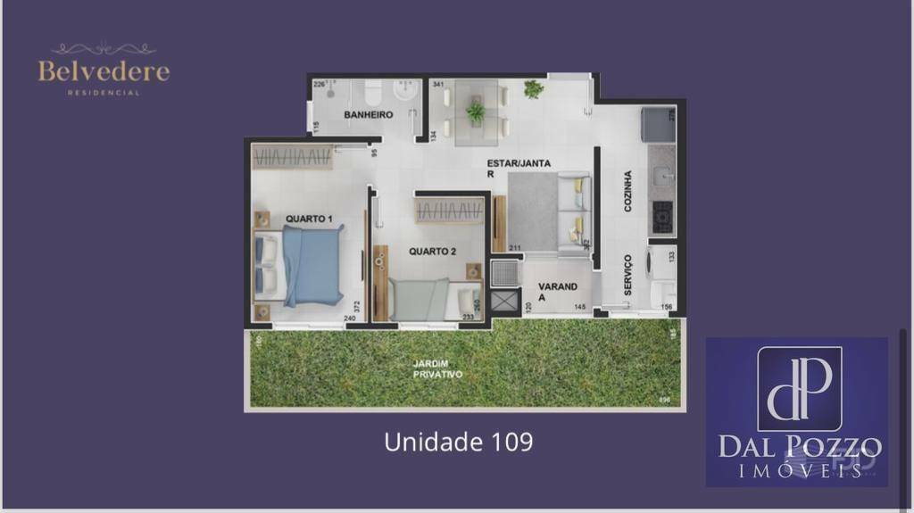 Apartamento, 2 quartos, 45 m² - Foto 2