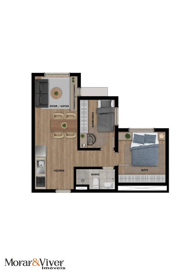 Apartamento à venda com 2 quartos, 34m² - Foto 15