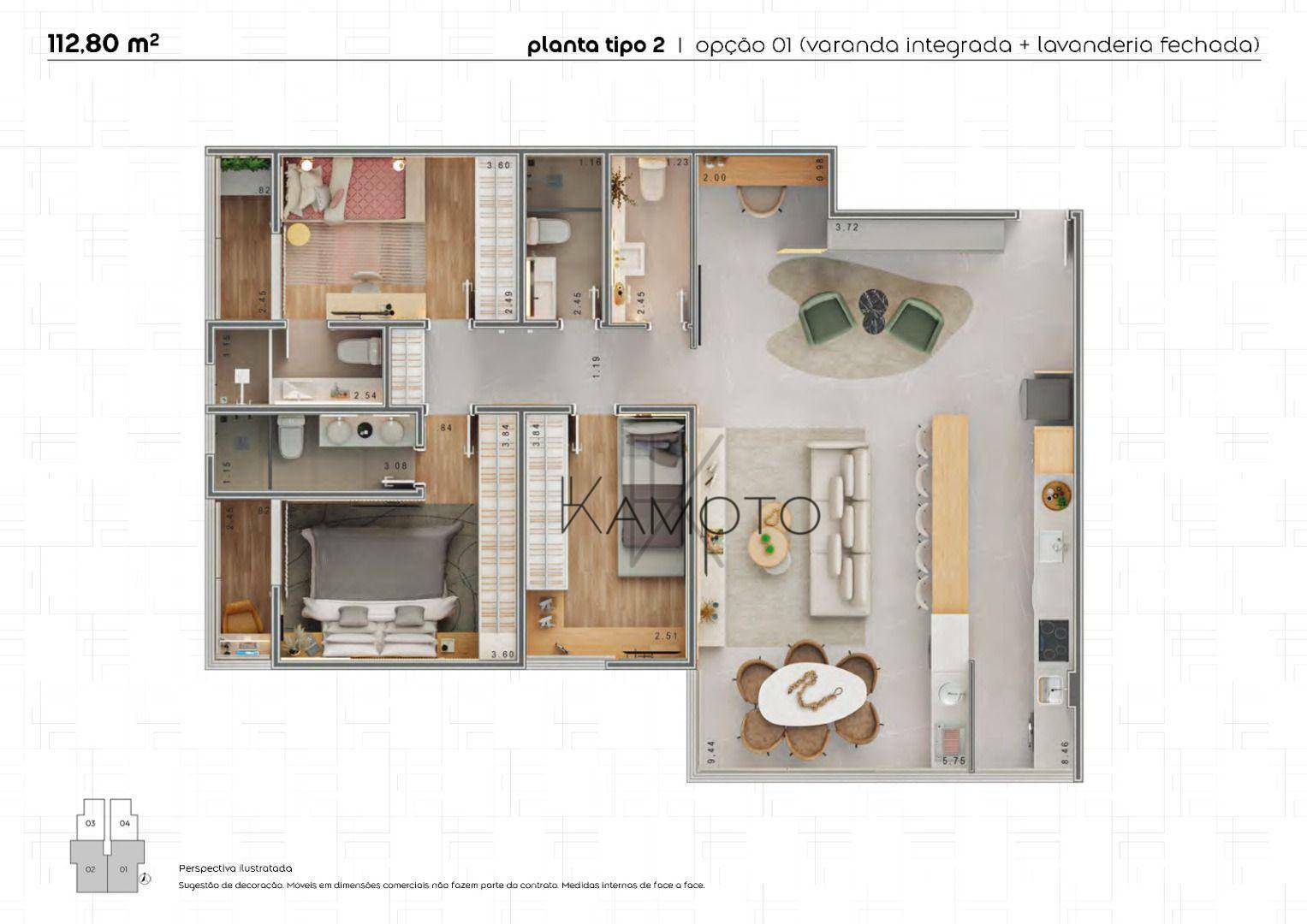 Apartamento à venda com 2 quartos, 69m² - Foto 40