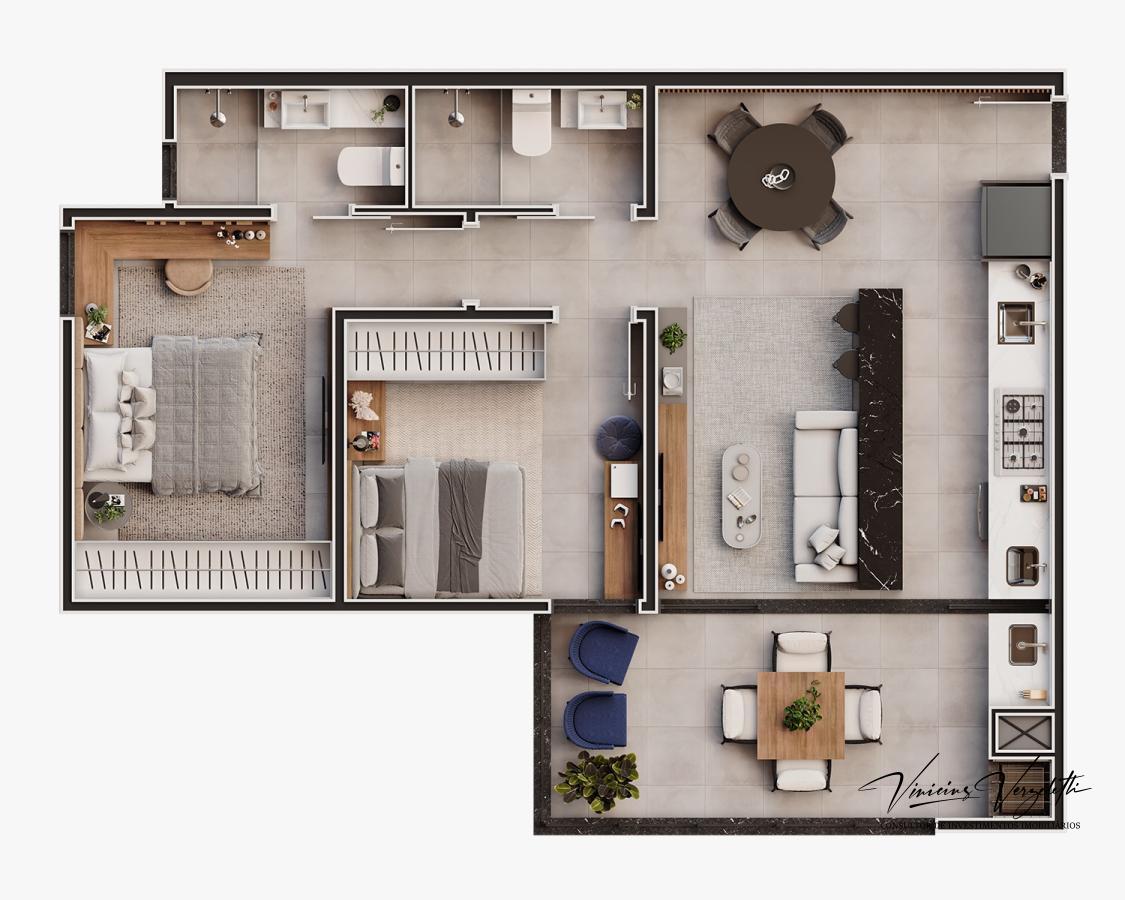 Apartamento à venda com 2 quartos, 67m² - Foto 23