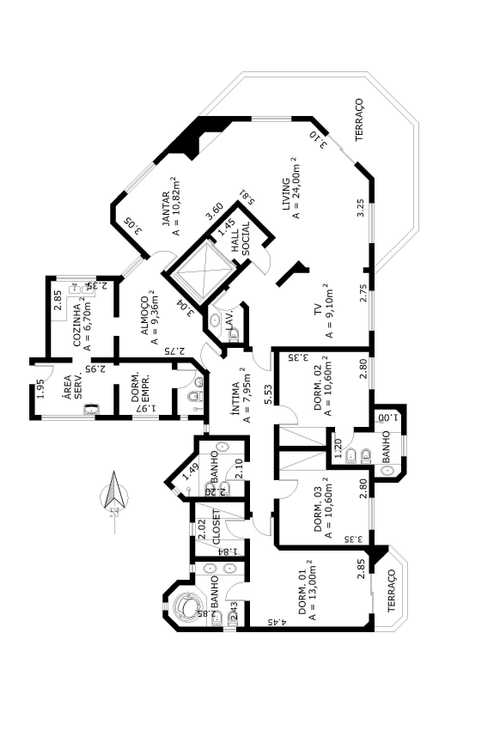 Apartamento à venda com 3 quartos, 380m² - Foto 7