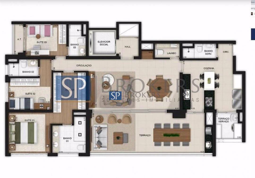 Apartamento à venda com 4 quartos, 162m² - Foto 17