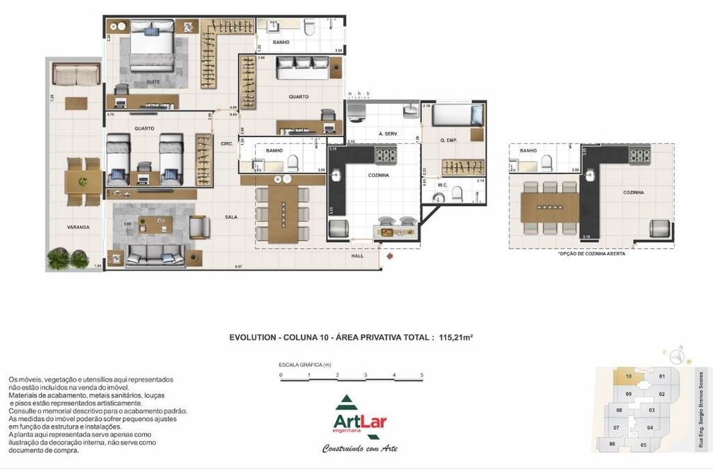 Apartamento à venda com 3 quartos, 9664m² - Foto 23