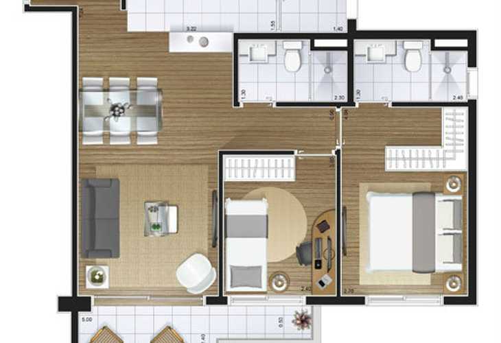 Apartamento à venda com 3 quartos, 140m² - Foto 4