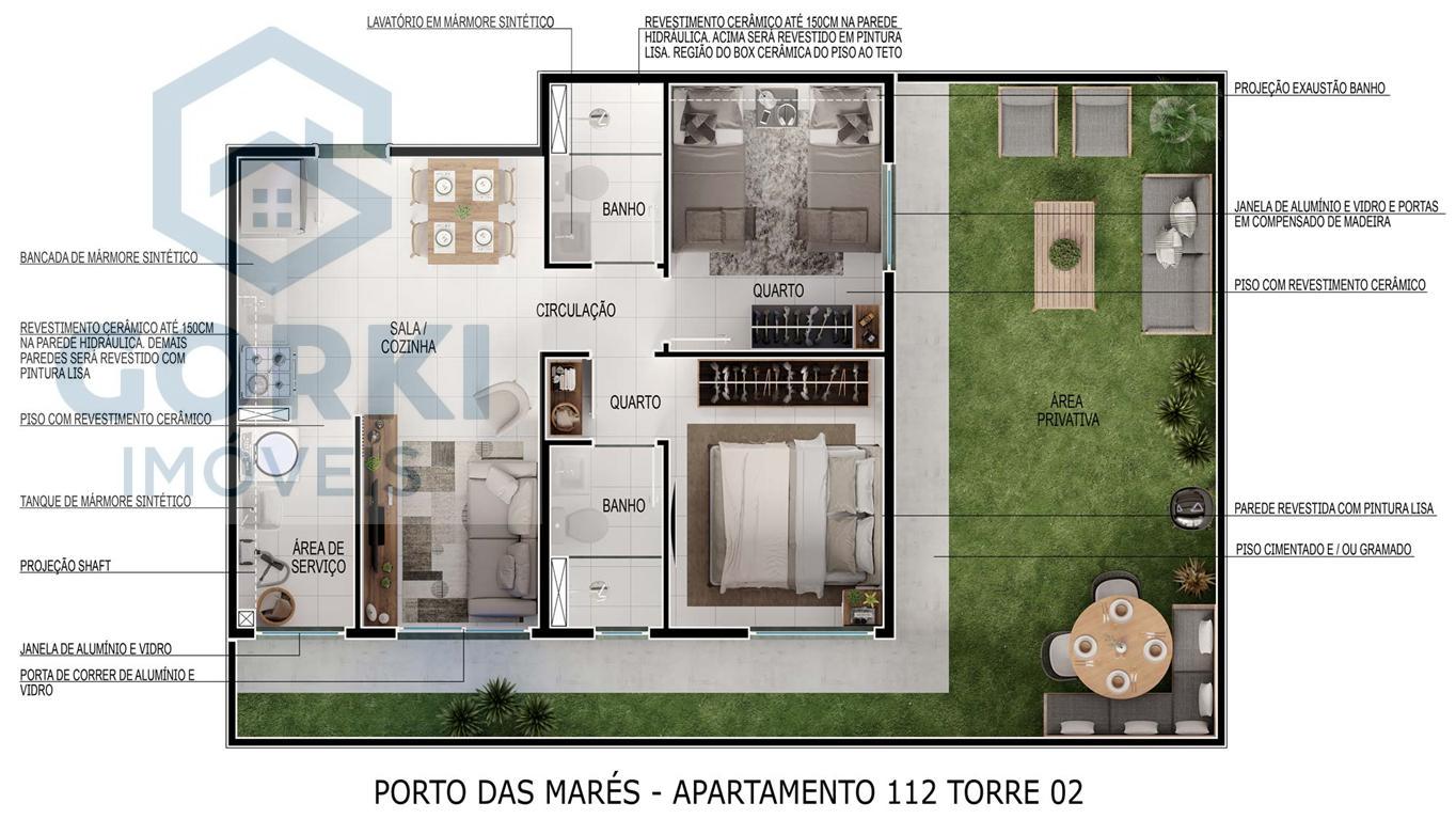 Apartamento à venda com 2 quartos, 39m² - Foto 22