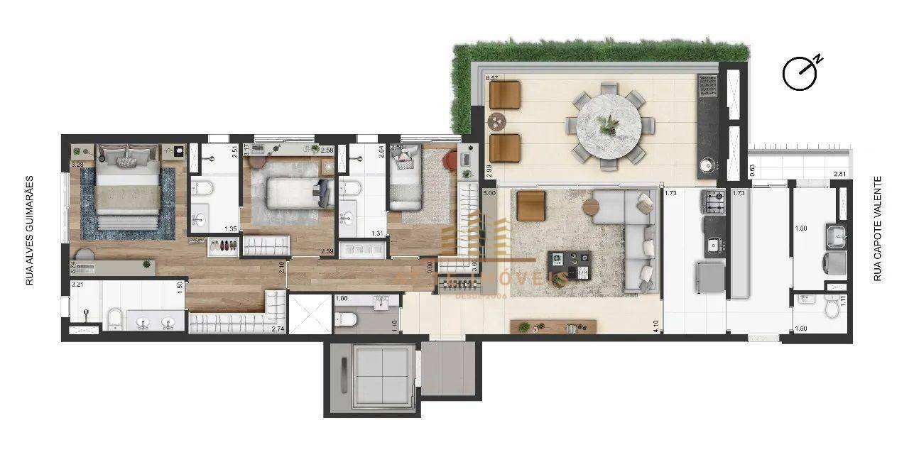 Apartamento à venda com 3 quartos, 151m² - Foto 17