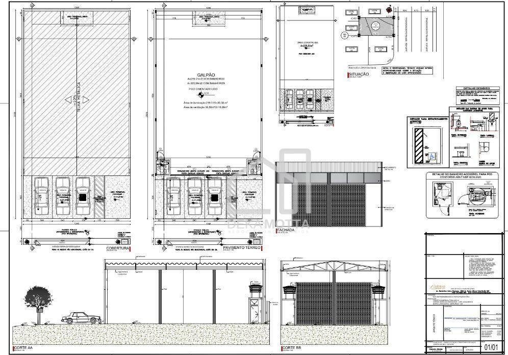 Depósito-Galpão-Armazém à venda e aluguel, 223m² - Foto 2