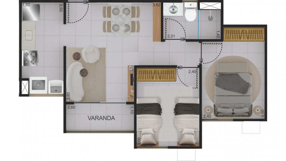 Apartamento à venda com 2 quartos, 28m² - Foto 11