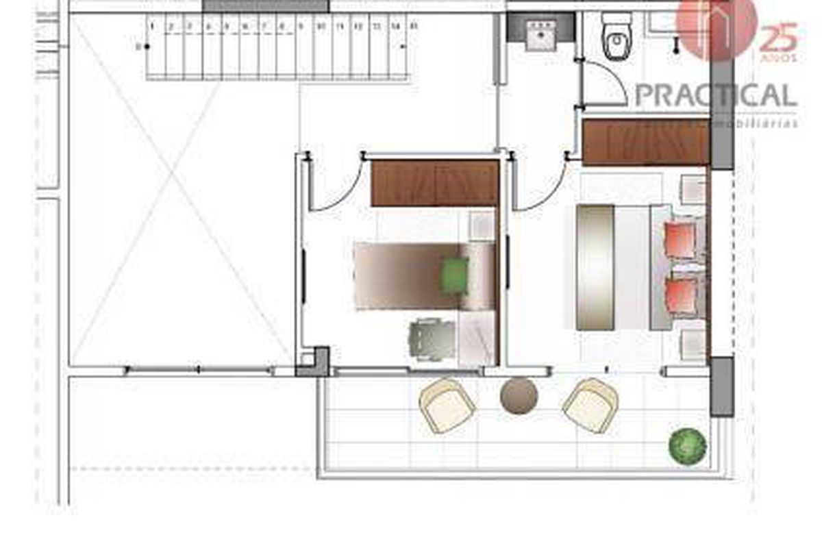 Apartamento à venda com 2 quartos, 98m² - Foto 2