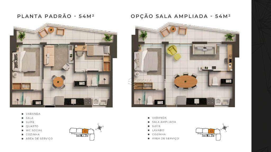 Apartamento à venda com 2 quartos, 54m² - Foto 70