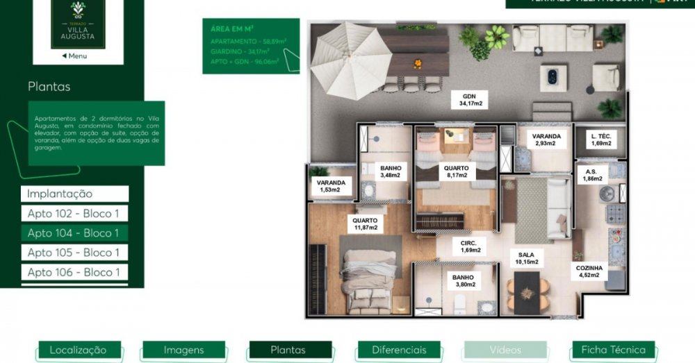 Apartamento à venda com 2 quartos, 59m² - Foto 32