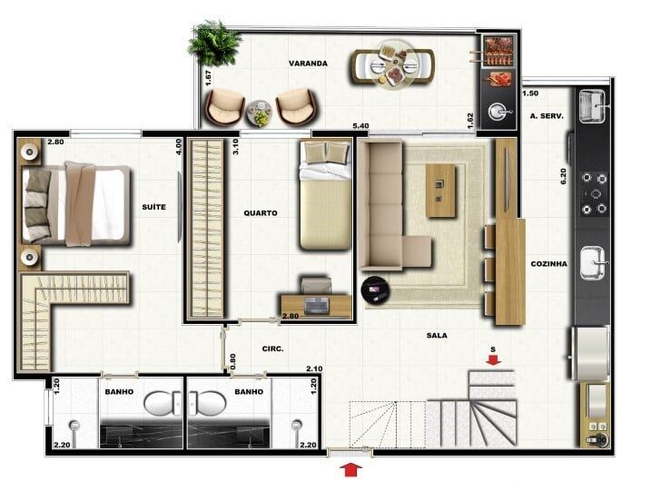 Apartamento à venda com 3 quartos, 82m² - Foto 32