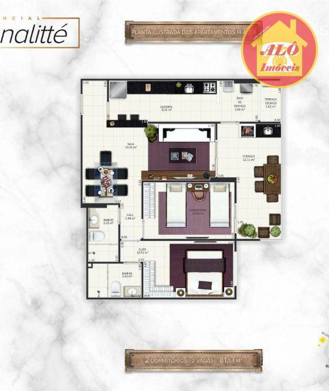 Apartamento à venda com 2 quartos, 81m² - Foto 29