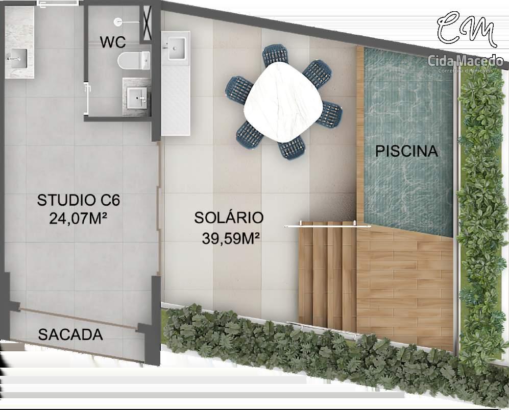 Apartamento à venda com 1 quarto, 22m² - Foto 27