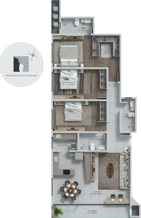 Apartamento à venda com 2 quartos, 9361m² - Foto 28