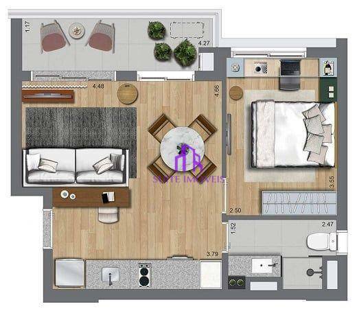 Apartamento à venda com 2 quartos, 37m² - Foto 31