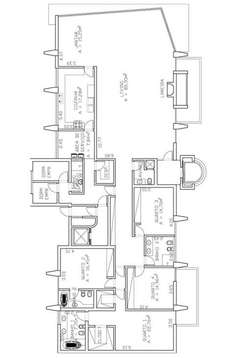 Apartamento à venda com 4 quartos, 360m² - Foto 2