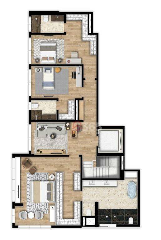 Apartamento à venda com 3 quartos, 161m² - Foto 29