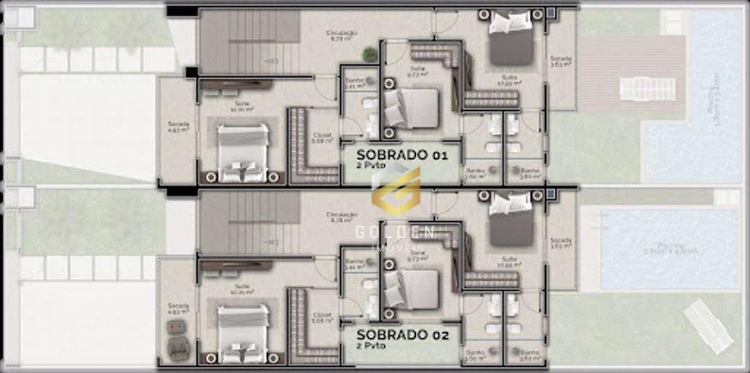 Sobrado à venda com 3 quartos, 157m² - Foto 27