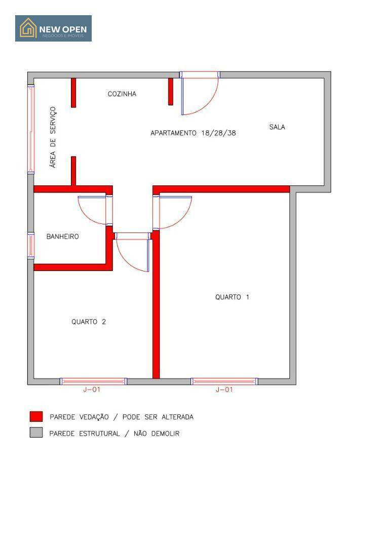 Apartamento à venda com 1 quarto, 48m² - Foto 19