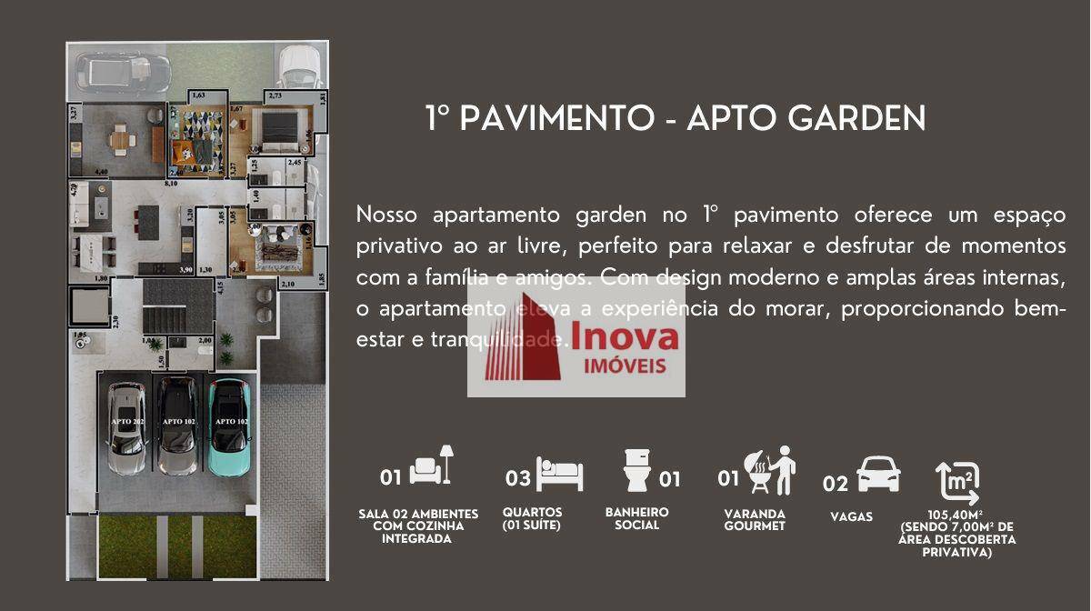 Apartamento à venda com 3 quartos, 106m² - Foto 5