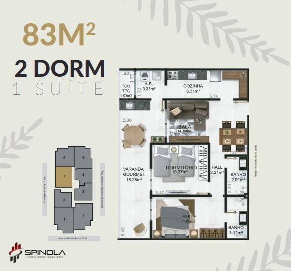 Apartamento à venda com 2 quartos, 97m² - Foto 16