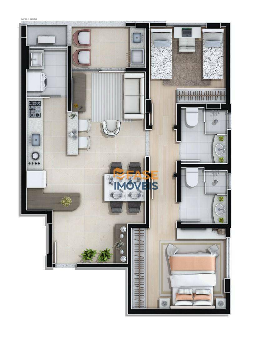 Apartamento à venda com 2 quartos, 71m² - Foto 11