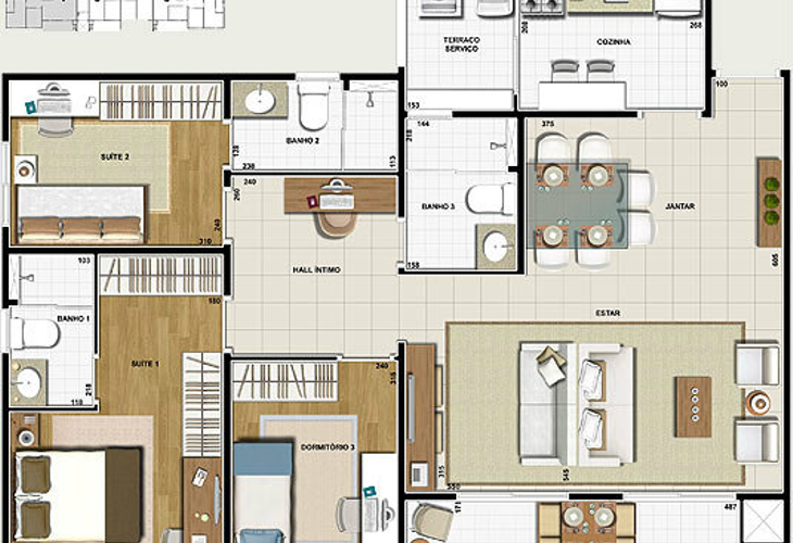 Apartamento à venda com 3 quartos, 78m² - Foto 3